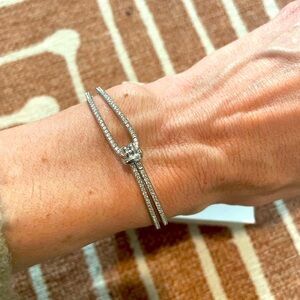 Swarovski Longlife knot cuff